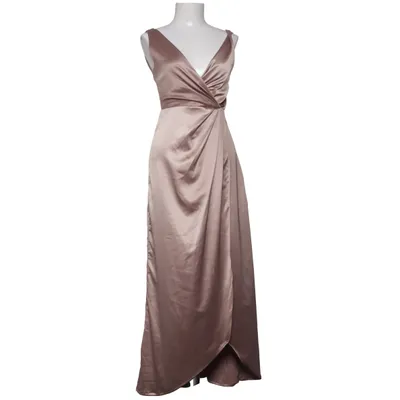 Aftenkjole (Beige) fra Chiara Forthi Elastan, Polyester