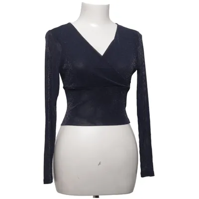 Crop top (Blue) from Choklate Metallic fiber, Polyamide
