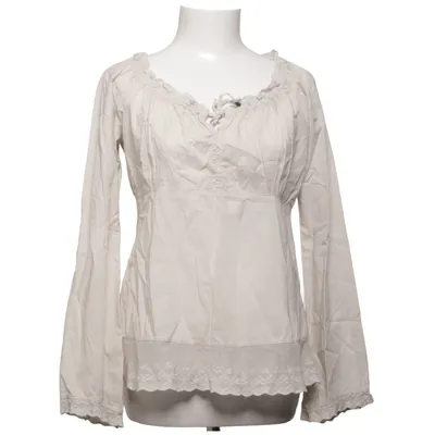 Blouse (Beige) from Brontiny Cotton