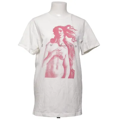 T-shirt (Vit, Röd) från Weekday Storemade Bomull