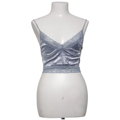 Crop top (Blå) fra Motel Elastan, Polyester