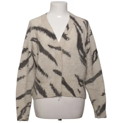 Kofta (Beige, Grå) från Second Female Elastan, Mohair, Polyamid, Ull