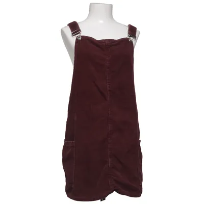 Dungaree dress (Red) from Denim Co Cotton