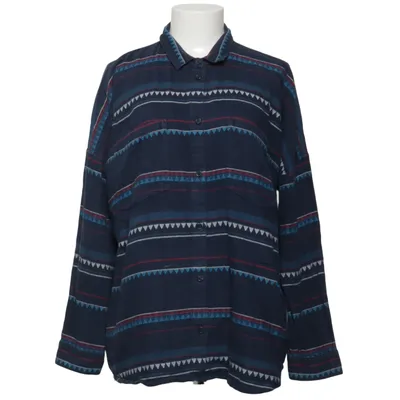 Shirt (Blue, Multicolored) from Monki Cotton