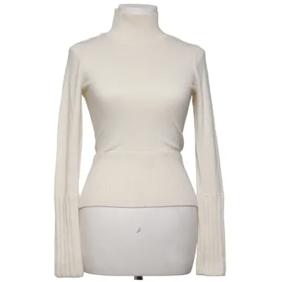 Pul à col roulé (Blanc) de Karen Millen Acrylique, Élasthane, Polyamide, Laine