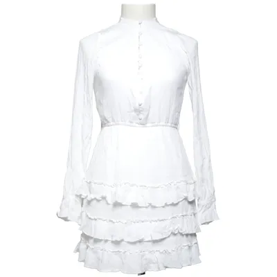 Robe (Front Button Frill Dress) de Donna Romina x NA-KD Polyester, Viscose