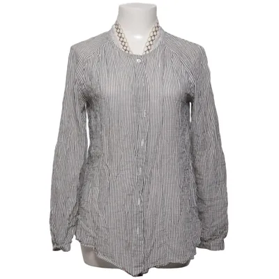 Bluse (Weiß, Blau) von Naja Lauf Baumwolle