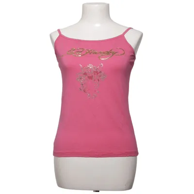 Tanktop (Roze) van Ed Hardy by Christian Audigier Elastaan, Viscose