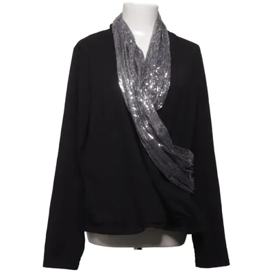 Omlottblus (Svart, Silverfärgad) från Meinert Bomull, Elastan, Polyester