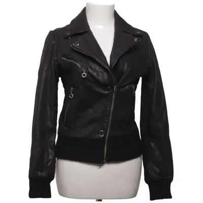Bikerjack (Zwart) van Rock'n Blue Leer, Polyester