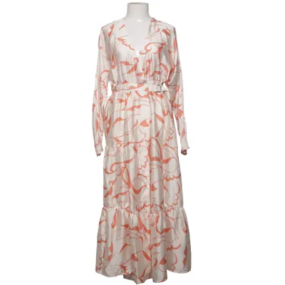 Wikkeljurk (Wit, Oranje) van ASOS Polyester