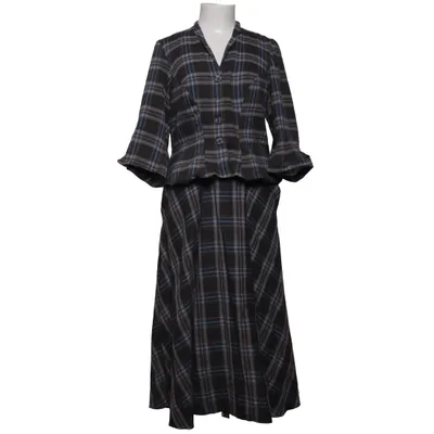 Maxi jurk (Grijs, Blauw, Bruin) van Miss Candyfloss Elastaan, Polyester, Viscose