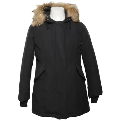 Veste (Noir) de Mixture Coton, Duvet, Plume, Polyester