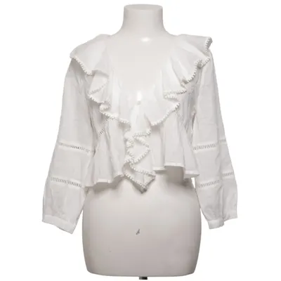 Blouse (Wit) van Zara Katoen