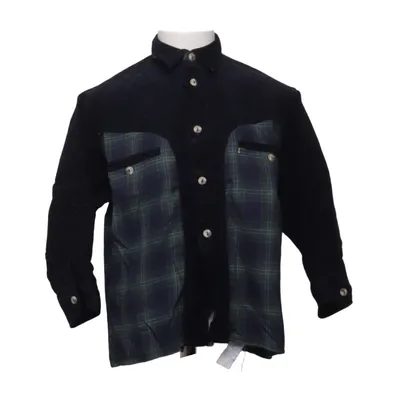 Flanellen overhemd (Blauw, Groen) van New Man Katoen