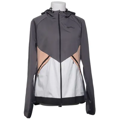 Sports jacket (Gray, White, Orange) from Craft Elastane, Polyurethane, Recycled polyester
