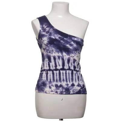 Top (Blue, White) from Contro Corrente Cotton