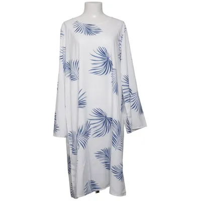 Robe (Blanc, Bleu) de Ruiyige Coton, Polyester