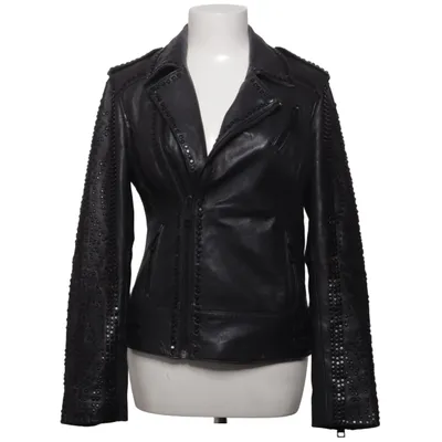 Bikerjack (Zwart) van ALIX Leer, Polyester