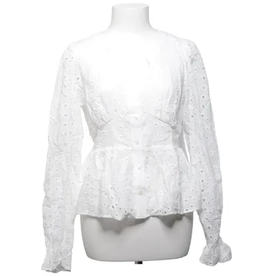 Blus (Vit) från Bubbleroom Bomull