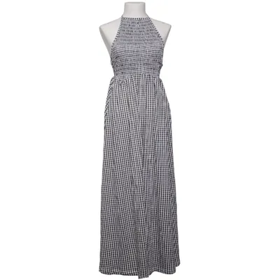 Maxi dress (Black, White) from ASOS Design Cotton