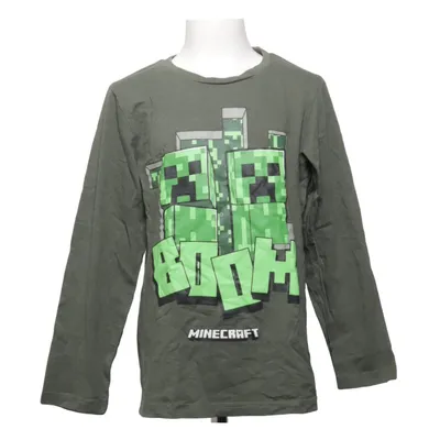 Långärmad t-shirt (Grön) från Minecraft Bomull
