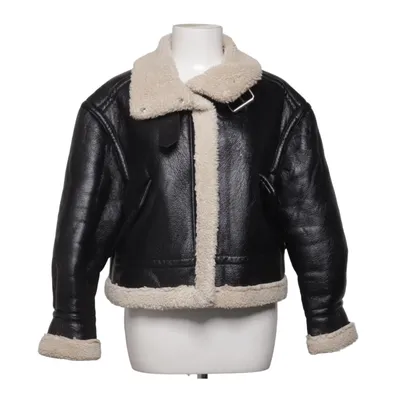 Veste en peau de mouton retournée (Noir, Beige) de Comme Polyester