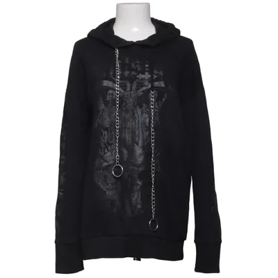 Huvtröja (Svart) från Killstar Bomull, Polyester