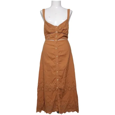 Maxi dress (Orange) from Urban Outfitters Cotton, Linen