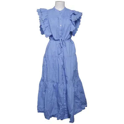 Maxi jurk (Blauw) van Object Organisch katoen