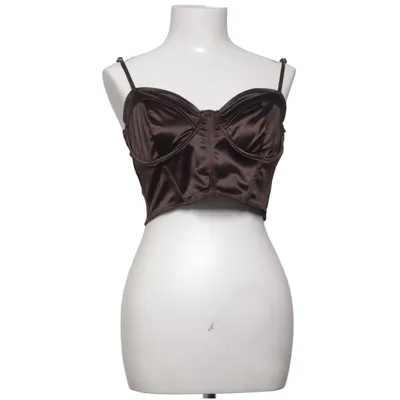 Crop top (Bruin) van Divided by H&M Polyester, Elastaan