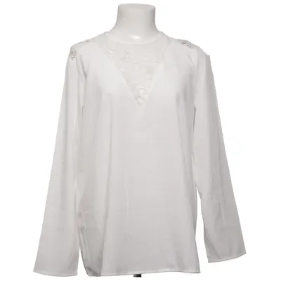 Blouse (White) from VRS Woman Polyester