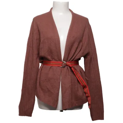 Cardigan cache-cœur (Marron) de Oilily Acrylique, Élasthane, Mohair, Polyamide