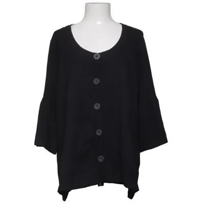Cardigan (Noir) de Ann Harvey Acrylique, Coton