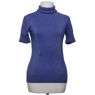Top (Blau) von Just Woman Metallfaser, Nylon, Viskose