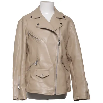 Bikerjacka (Beige) från Cherry Koko Polyester, Polyuretan, Viskos