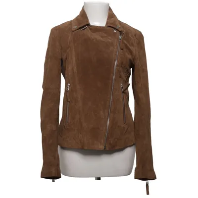Bikerjacke (Braun) von Esmara by Heidi Klum Leder, Polyester