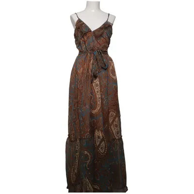 Maxi dress (Blue, Brown, Multicolored) from Heaven Polyester