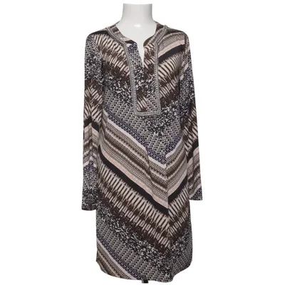 Dress (Brown, Multicolored) from Ilse Jacobsen Hornbæk Elastane, Polyester