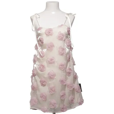 Klänning (Vit, Rosa) från Lulus Elastan, Polyester
