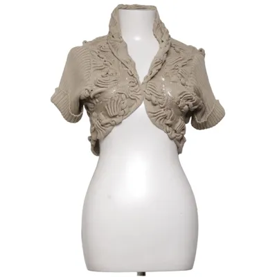 Bolero (Beige) från Escada Bomull, Silke