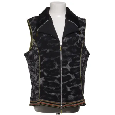 Outer vest (Black, Gray, Multicolored) from Eva & Claudi Cotton, Polyester, Silk, Viscose