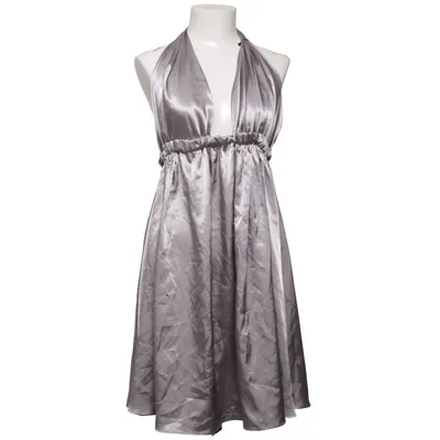 Halterneck dress (Gray) from Stylenanda Polyamide, Polyester