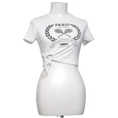 T-shirt (Wit) van Ambar Katoen, Elastaan, Polyester