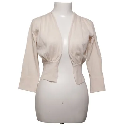Bolero (Beige) fra VILA Clothes Polyester, Viscose