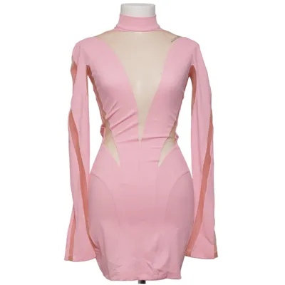 Robe (Multicolore, Rose) de Mugler x H&M Élasthane, Polyamide