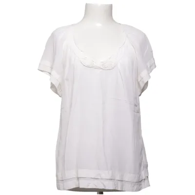 Top (White) from Banana Republic Silk