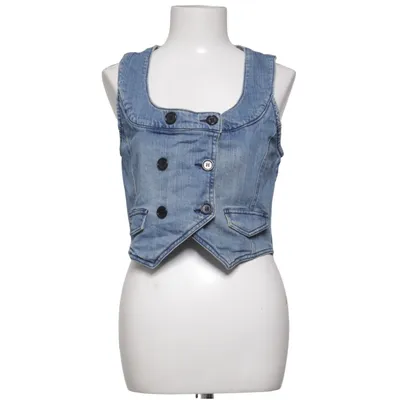 Denim vest (Blue) from 3 Suisses Collection Cotton, Elastane