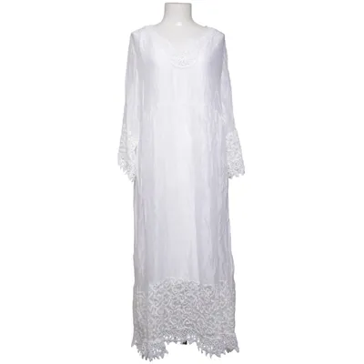 Kjole (Hvid) fra Eclipse Elastan, Silke, Viscose
