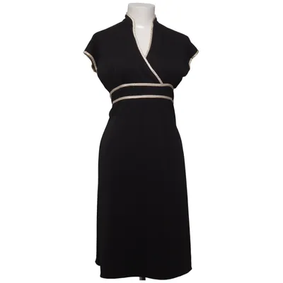 Wrap dress (Black) from Zinc Polyester